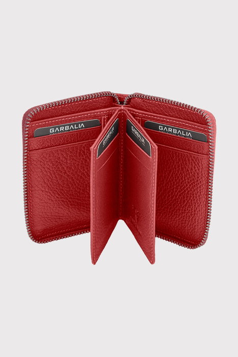 Zoozie Bags Tarjetero de Piel Rosa Empolvado | 8 x 2 x 11.5 cm